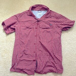 Columbia Omnishade Men’s buttons down short sleeve shirt MEDIUM